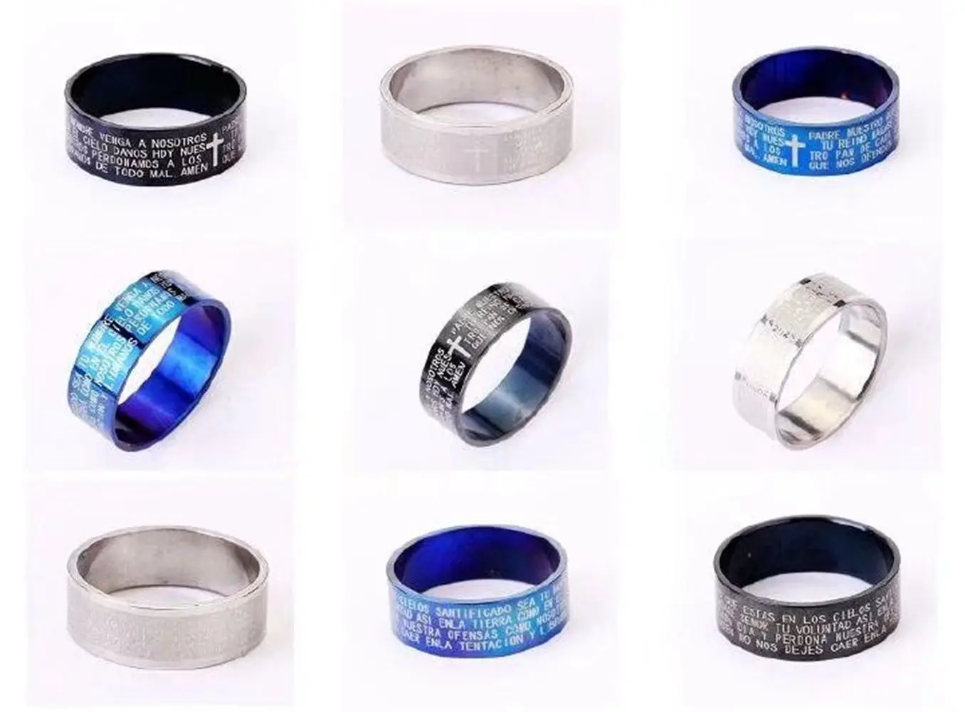 30 pcs Fashion Retro Stainless Steels Cross Style Rings Steel Men Punk Hip Hop Ring Jewelry
30 pcs Fashion Retro Stainless Steels Cross Style Rings Steel Men Punk Hip Hop Ring Jewelry