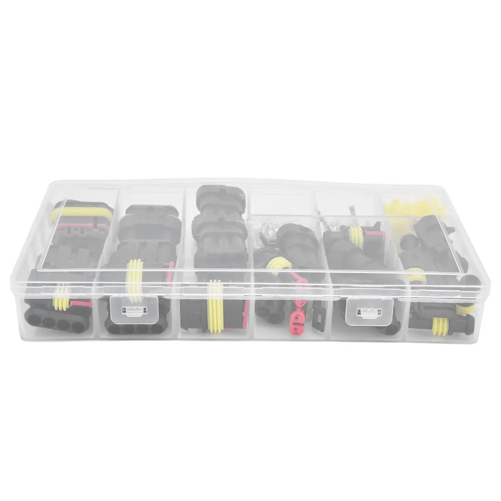 Waterproof Wire Connector Plug Kit 1/2/3/4 Pin Terminals Waterproof Automotive Electrical Connector Connectors
Waterproof Wire Connector Plug Kit 1/2/3/4 Pin Terminals Waterproof Automotive Electrical Connector Connectors