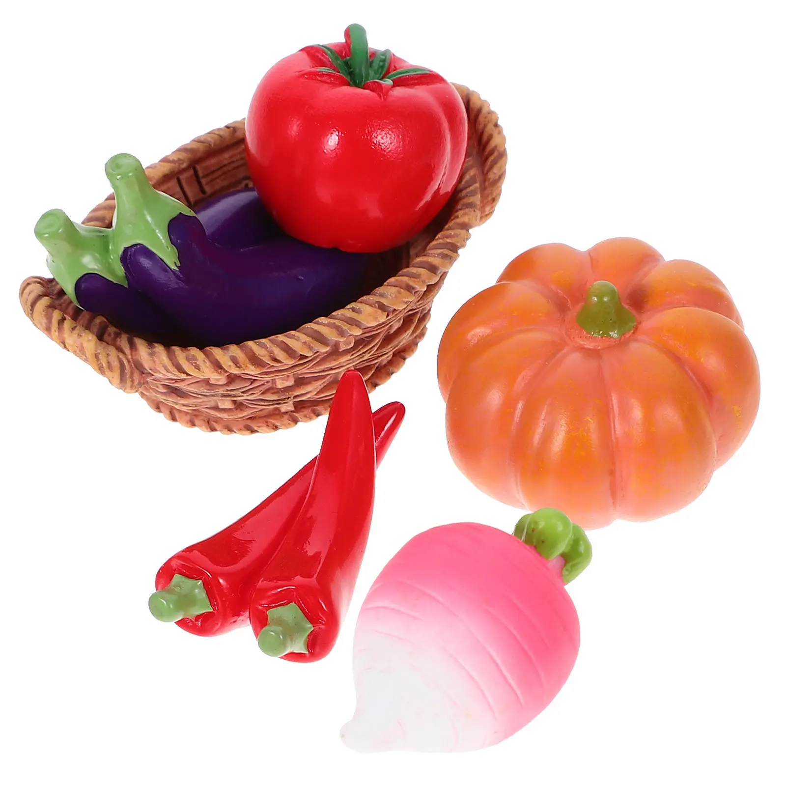1Set Miniature Vegetable Basket Resin Accessories Realistic Decor for Dollhouse Micro Landscape Mini House Decoration
1Set Miniature Vegetable Basket Resin Accessories Realistic Decor for Dollhouse Micro Landscape Mini House Decoration