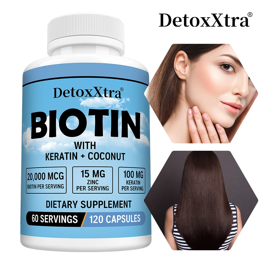 Биотин высокой мощности 20000 Макг с масляным витамином, кератином — добавки биотином для роста волос, ухода за волосами, кожей и ногтями
Биотин высокой мощности 20000 Макг с масляным витамином, кератином — добавки биотином для роста волос, ухода за волосами, кожей и ногтями