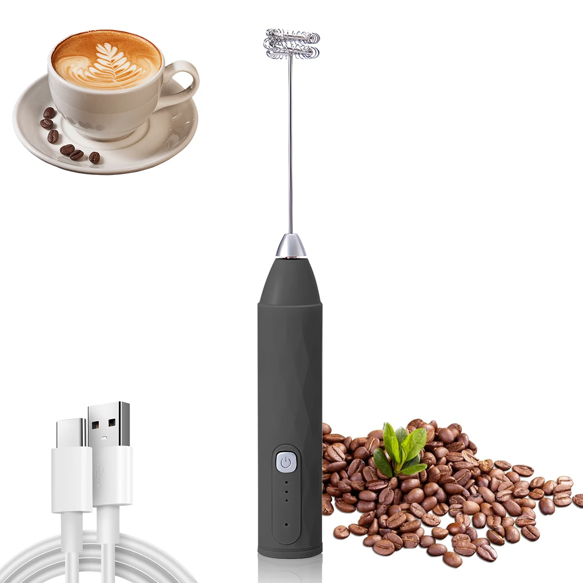 Portable Handheld Milk Frother, Coffee Frother, Household Electric Milk Frother, Milk Mixer, Handheld Egg Beater, Milk Frother
Portable Handheld Milk Frother, Coffee Frother, Household Electric Milk Frother, Milk Mixer, Handheld Egg Beater, Milk Frother