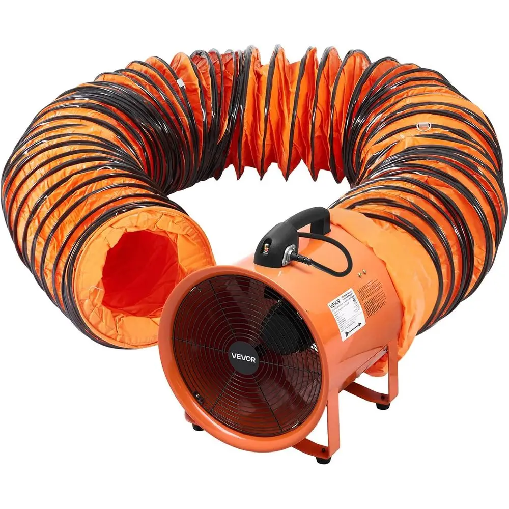 16 Inch Utility Blower an, 2 Speed 5175 CM Heavy Duty Cylinder Axial Exhaust an with 16.4t Duct Hose, Industrial Portable Conine
16 Inch Utility Blower an, 2 Speed 5175 CM Heavy Duty Cylinder Axial Exhaust an with 16.4t Duct Hose, Industrial Portable Conine