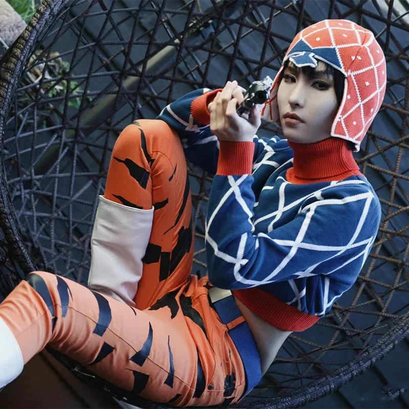 Bear House AA Аниме JoJo's Bizarre Adventure Golden Wind Guido Mista Косплей Костюм Топ Брюки Костюм Для Взрослых Унисекс Новый 2025 WKD001
Bear House AA Аниме JoJo's Bizarre Adventure Golden Wind Guido Mista Косплей Костюм Топ Брюки Костюм Для Взрослых Унисекс Новый 2025 WKD001