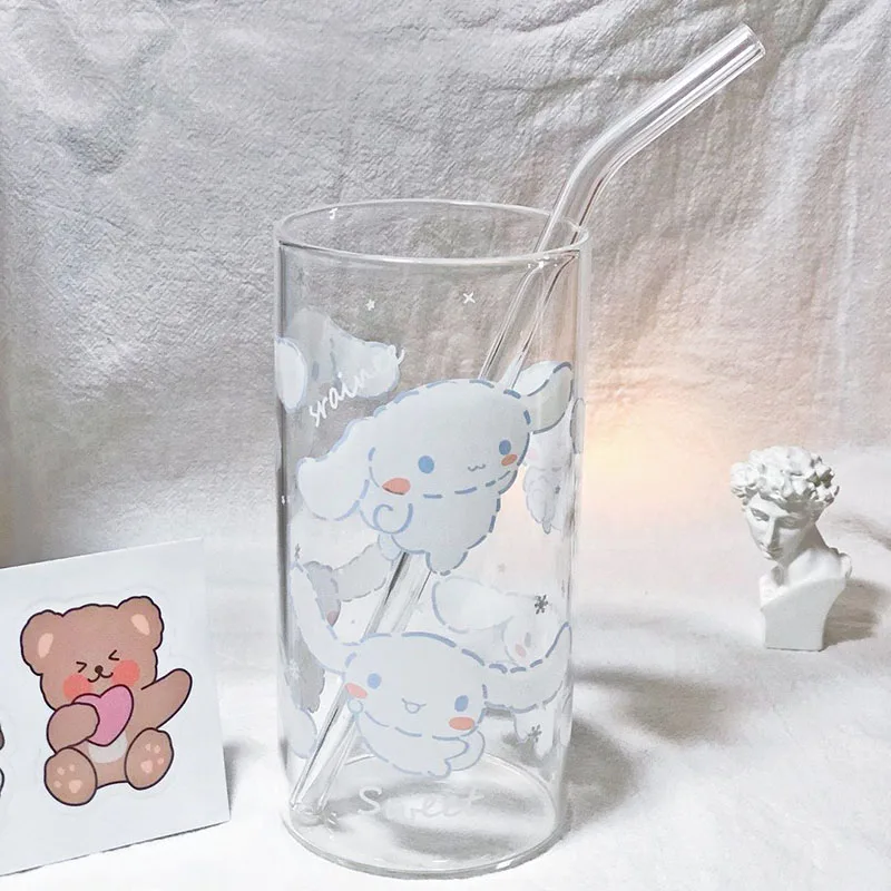 Kawaii Sanrio Cinnamoroll Kuromi стеклянные Мультяшные устойчивые к высоким температурам чашки для напитков для завтрака для студентов милые аниме чашки подарок
Kawaii Sanrio Cinnamoroll Kuromi стеклянные Мультяшные устойчивые к высоким температурам чашки для напитков для завтрака для студентов милые аниме чашки подарок