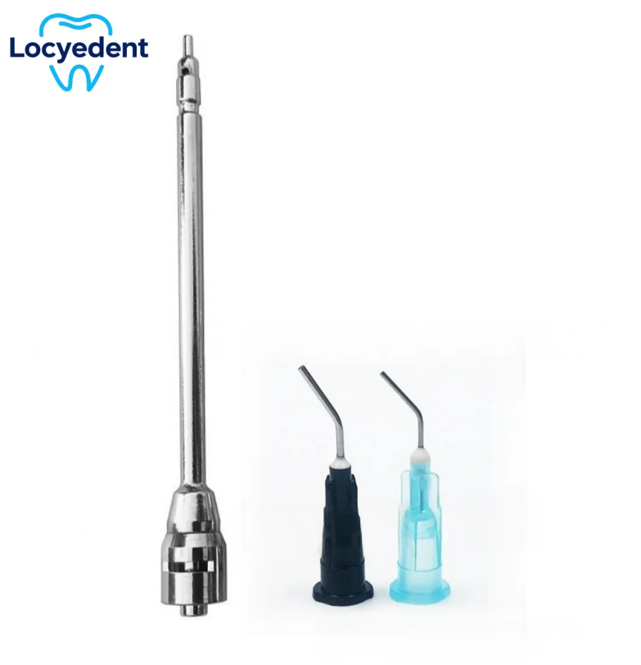 Dental Transfer head 3-Way Triple Syringe Triple Syringe with Irrigation Bent Needle Head Tips Stropko Kerr Style
Dental Transfer head 3-Way Triple Syringe Triple Syringe with Irrigation Bent Needle Head Tips Stropko Kerr Style