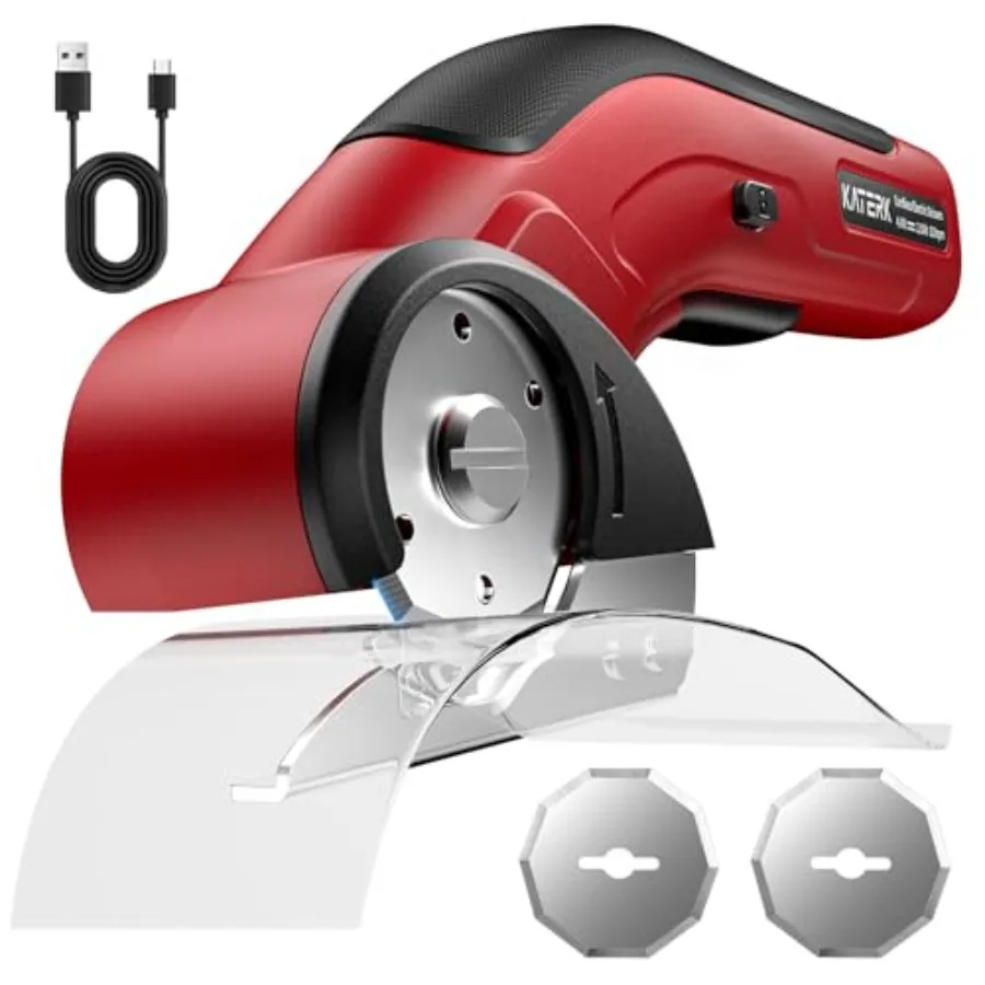 4.4V Cordless Electric Scissors Cardboard Cutter Electric with 2pcs Blade USB-Rechargeable Powerful Fabric Cutter Power Shears
4.4V Cordless Electric Scissors Cardboard Cutter Electric with 2pcs Blade USB-Rechargeable Powerful Fabric Cutter Power Shears