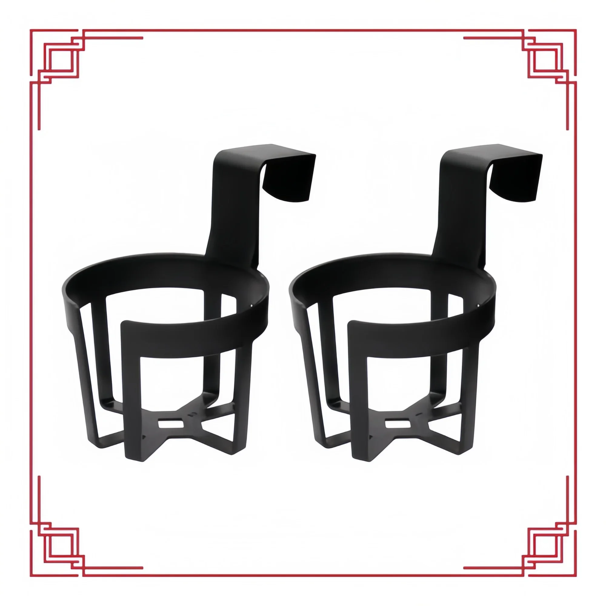 2-Pack Universal Car Cup Holder - Black Large Drink Container for Home, Office
2-Pack Universal Car Cup Holder - Black Large Drink Container for Home, Office