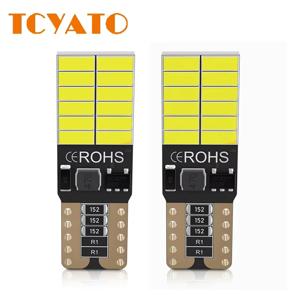TCYATO 10PCS Original W5W T10 Car Led Bulb Canbus Interior Dome Lights Green Red Ice Blue Trunk Lamp 12V DC 3W 6000k White
TCYATO 10PCS Original W5W T10 Car Led Bulb Canbus Interior Dome Lights Green Red Ice Blue Trunk Lamp 12V DC 3W 6000k White