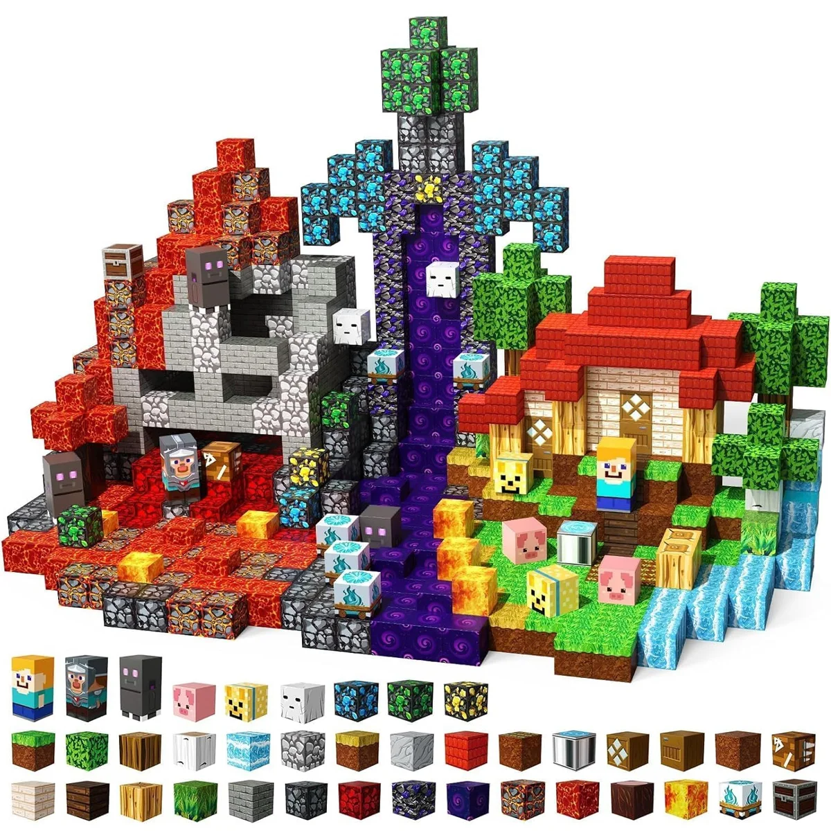 Magnetic Building Block Bricks Toy Mine Stacking World Creativity Model Set DIY Educational STEM Kids Holiday for Boy Girls Gift
Magnetic Building Block Bricks Toy Mine Stacking World Creativity Model Set DIY Educational STEM Kids Holiday for Boy Girls Gift