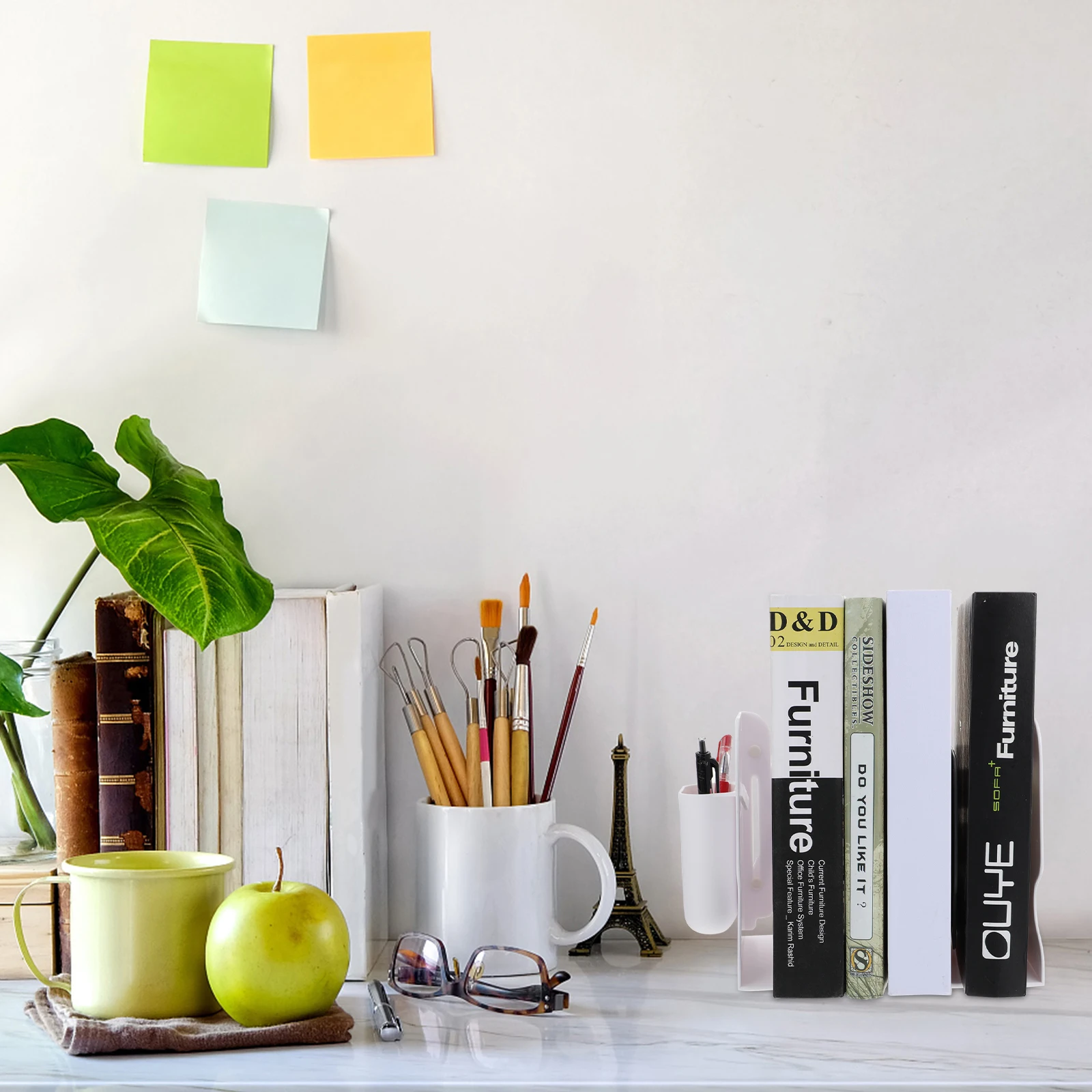 Desktop Bookshelf Simple White Plastic ganizer Book Storage Rack Bookend Scalable Decorative Storage Rack Book organizer
Desktop Bookshelf Simple White Plastic ganizer Book Storage Rack Bookend Scalable Decorative Storage Rack Book organizer