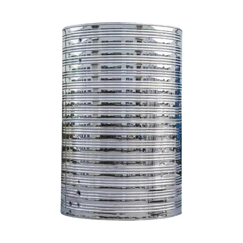 Stainless steel water storage tank, roof vertical thickened solar air energy water tank, thermal insulation water storage tank
Stainless steel water storage tank, roof vertical thickened solar air energy water tank, thermal insulation water storage tank
