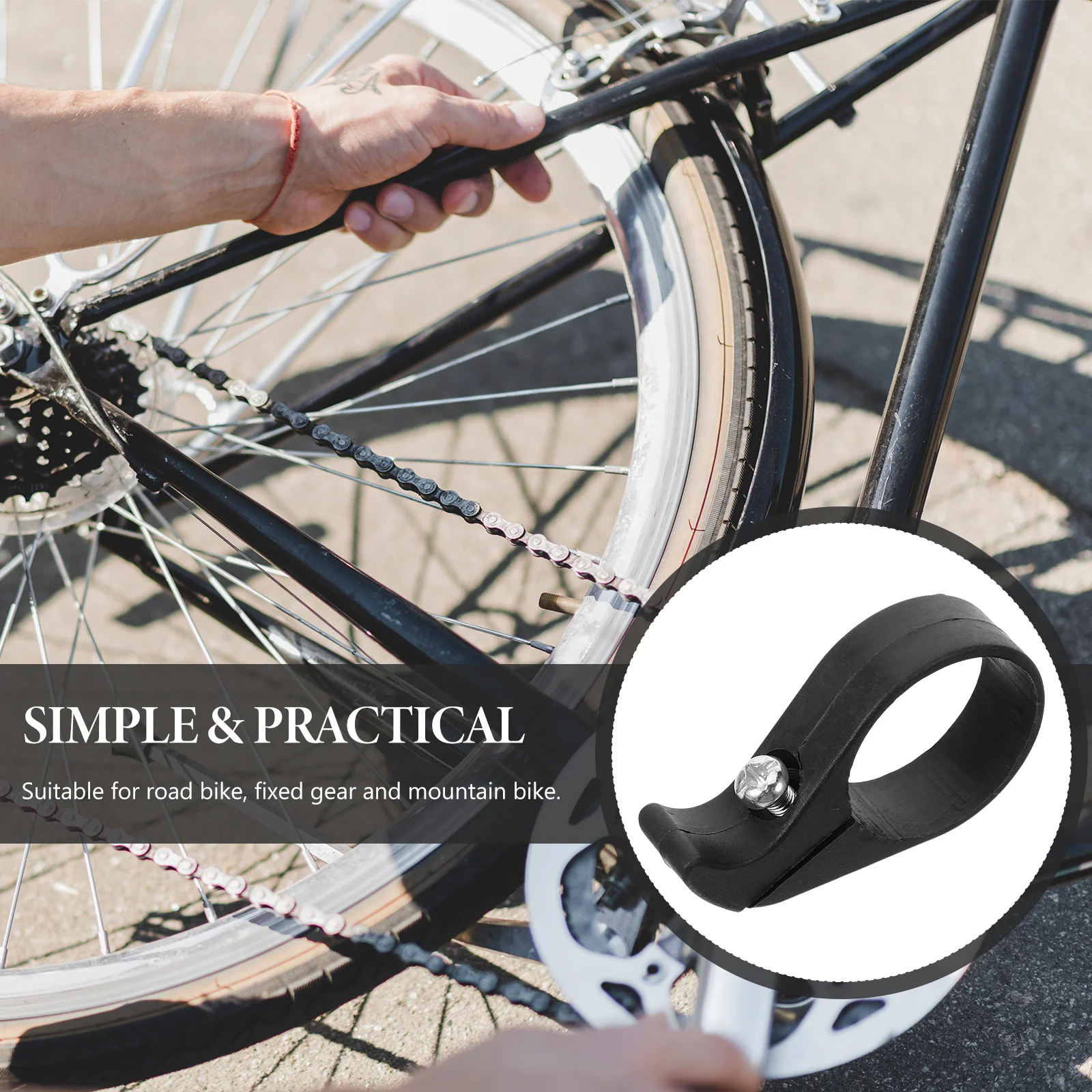 Bike Protector Guard For Road Fixed Gear Bicycle Plastic Chain Protector Chain Guide Catcher Anti-Fall Tool
Bike Protector Guard For Road Fixed Gear Bicycle Plastic Chain Protector Chain Guide Catcher Anti-Fall Tool
