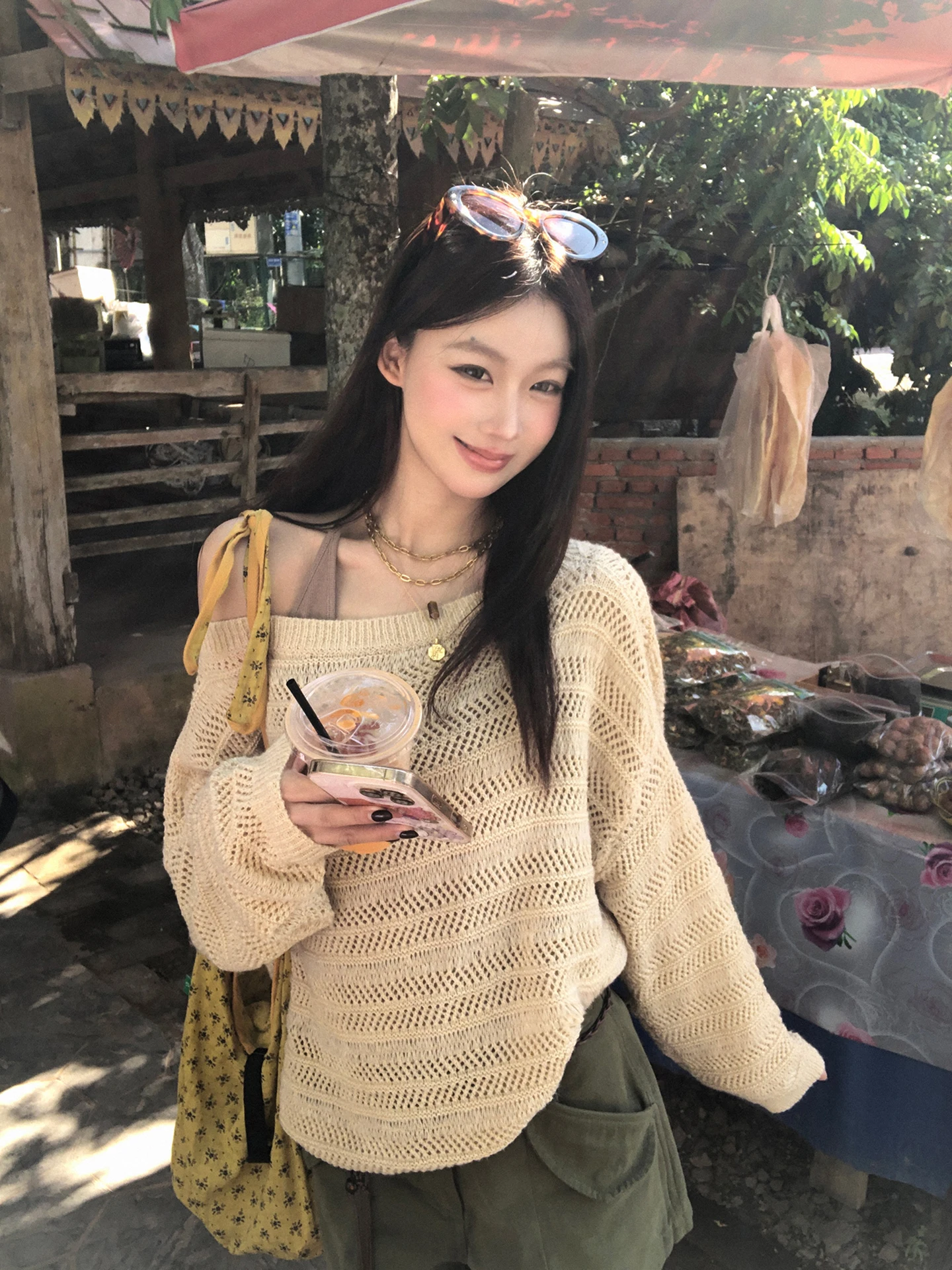 Red Celebri Knitted Sweater Women's Sle 2026 New Spring Clothes Korean System oulder Slanting Hollow out Lazy Sle Swe...
Red Celebri Knitted Sweater Women's Sle 2026 New Spring Clothes Korean System oulder Slanting Hollow out Lazy Sle Swe...