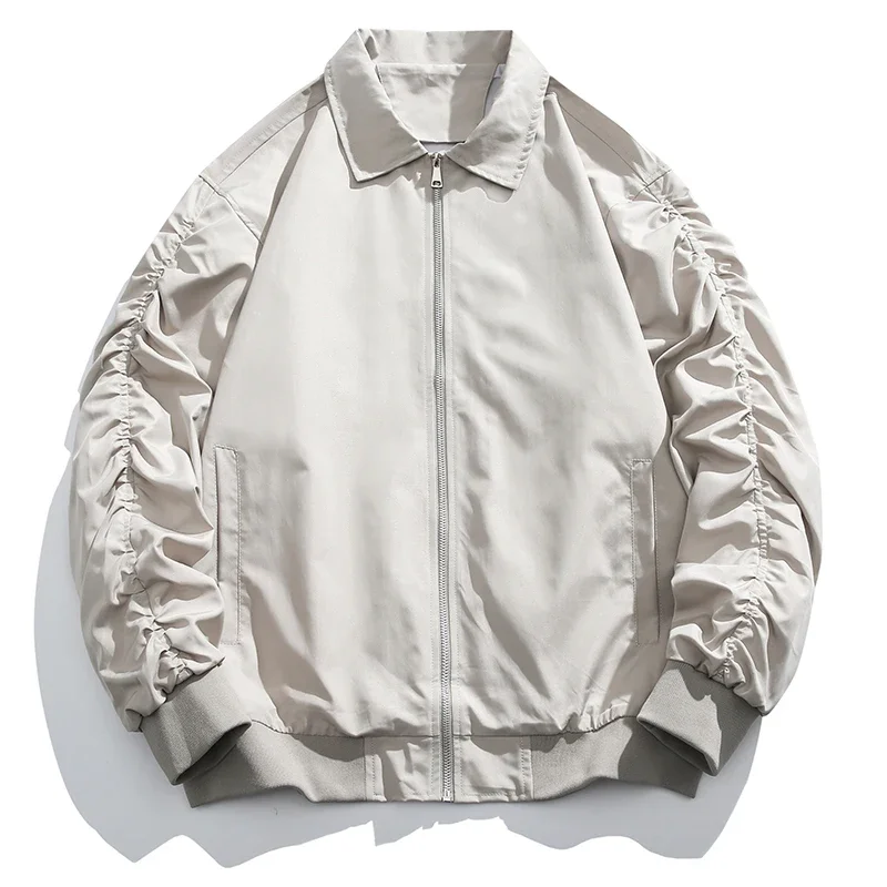Men Streetwear Jacket Fashion Vintage Windbreaker Spring Autumn Classic Design Single Layer Jacket Hip Hop Baseball Lapel Jacket
Men Streetwear Jacket Fashion Vintage Windbreaker Spring Autumn Classic Design Single Layer Jacket Hip Hop Baseball Lapel Jacket
