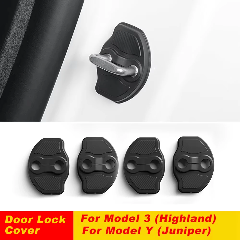 4PCS Door Lock Cover Door Entry Guard for Tesla Model Y Juniper 2025 2026 Model 3 Highland 2024 2025 Car Door Strike Cover
4PCS Door Lock Cover Door Entry Guard for Tesla Model Y Juniper 2025 2026 Model 3 Highland 2024 2025 Car Door Strike Cover