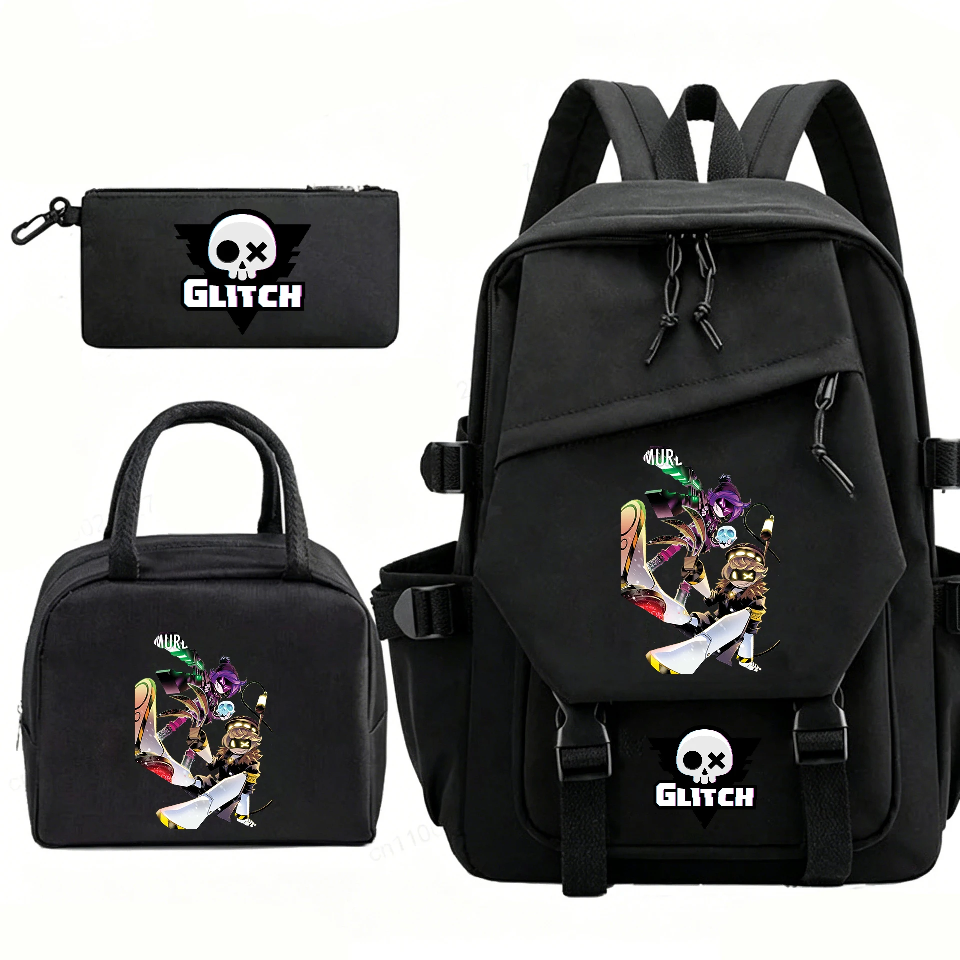 Murder Drones Anime Backpack Boys Girls Schoolbag Lunch Box Pencil Case 3pcs Set Students Bookbag Women Outdoor Travel Rucksack
Murder Drones Anime Backpack Boys Girls Schoolbag Lunch Box Pencil Case 3pcs Set Students Bookbag Women Outdoor Travel Rucksack