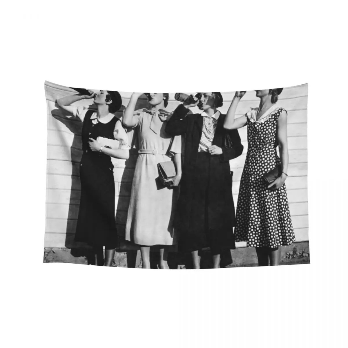 Woman Drinking Beer, Vintage Black and White Old Photo Tapestry Hanging Wall Decoration For Bedroom Home Decorators Tapestry
Woman Drinking Beer, Vintage Black and White Old Photo Tapestry Hanging Wall Decoration For Bedroom Home Decorators Tapestry