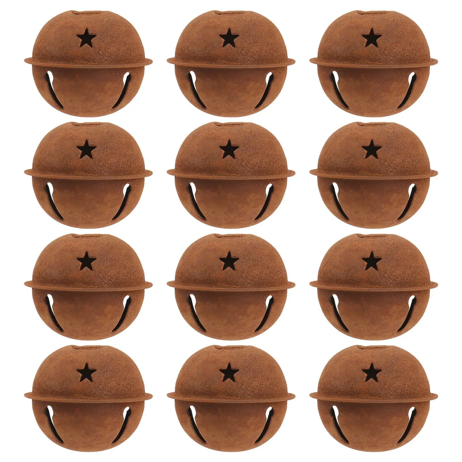 12 Pcs Christmas Tree Pendant Rusted Jingle Bell Bells for Crafting Topper Ornaments Star Cutout DIY Rope
12 Pcs Christmas Tree Pendant Rusted Jingle Bell Bells for Crafting Topper Ornaments Star Cutout DIY Rope