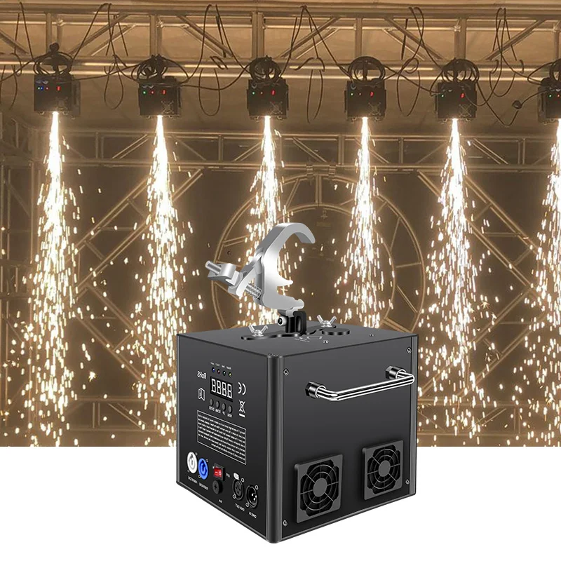 750w Hanging Waterfall Cold Spark Machine Upside Down Fountain Sparkler Machine for Wedding Party Stage
750w Hanging Waterfall Cold Spark Machine Upside Down Fountain Sparkler Machine for Wedding Party Stage