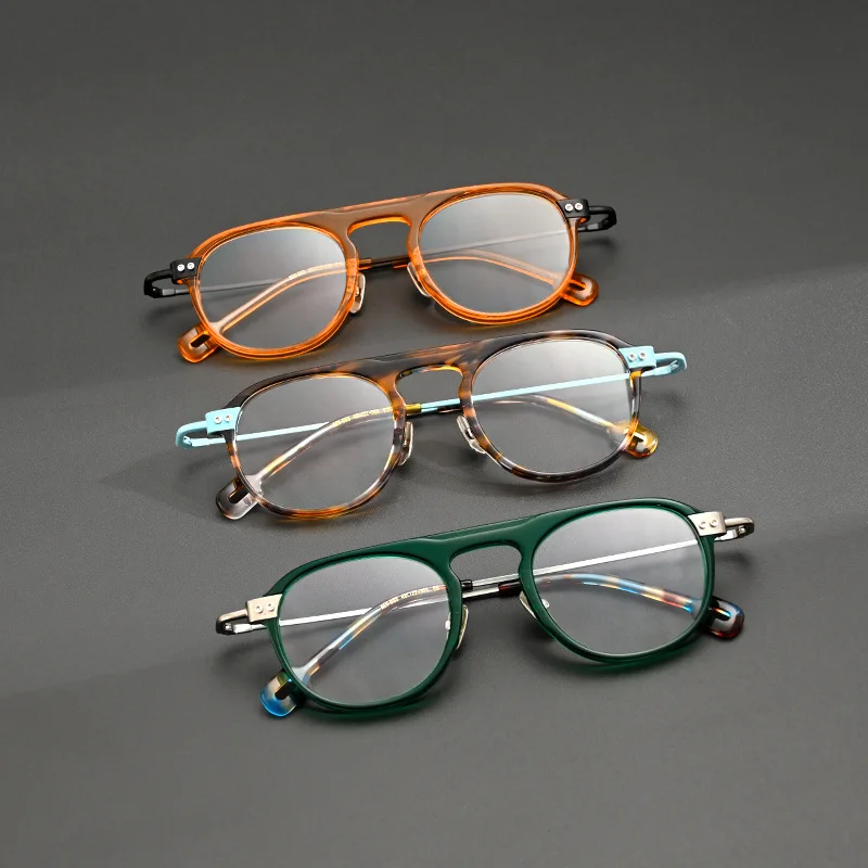 2026 New Acetate Glasses Frame Women's Myopia Reading Eyewear Titanium Handmade Men Optical Prescription Lens Custom Eyeglasses
2026 New Acetate Glasses Frame Women's Myopia Reading Eyewear Titanium Handmade Men Optical Prescription Lens Custom Eyeglasses