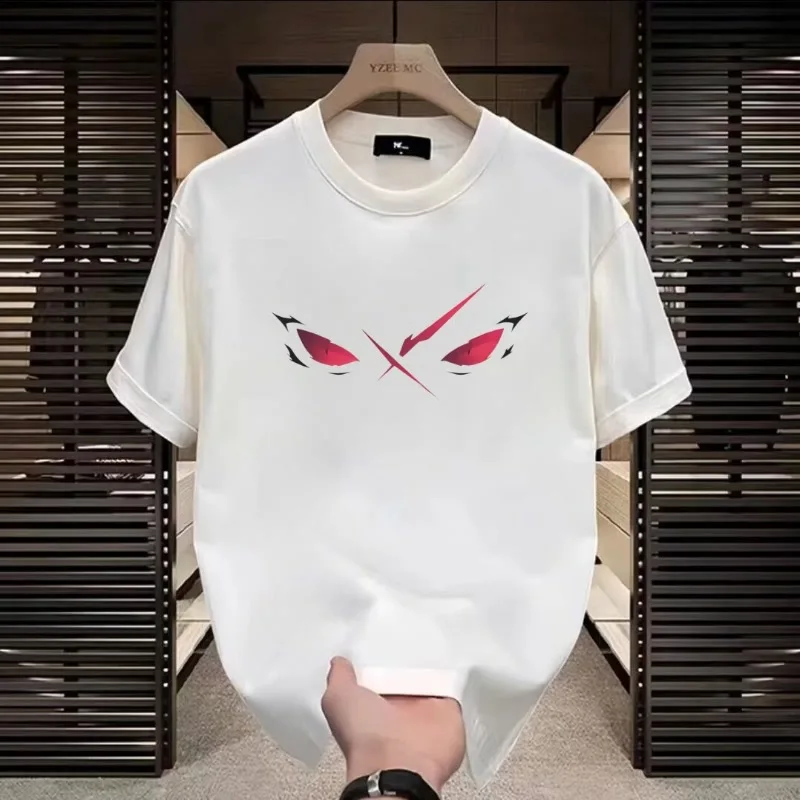 American style of 100% cotton short sleeve T-shirt young men and women's summer ins street loose crewneck top
American style of 100% cotton short sleeve T-shirt young men and women's summer ins street loose crewneck top