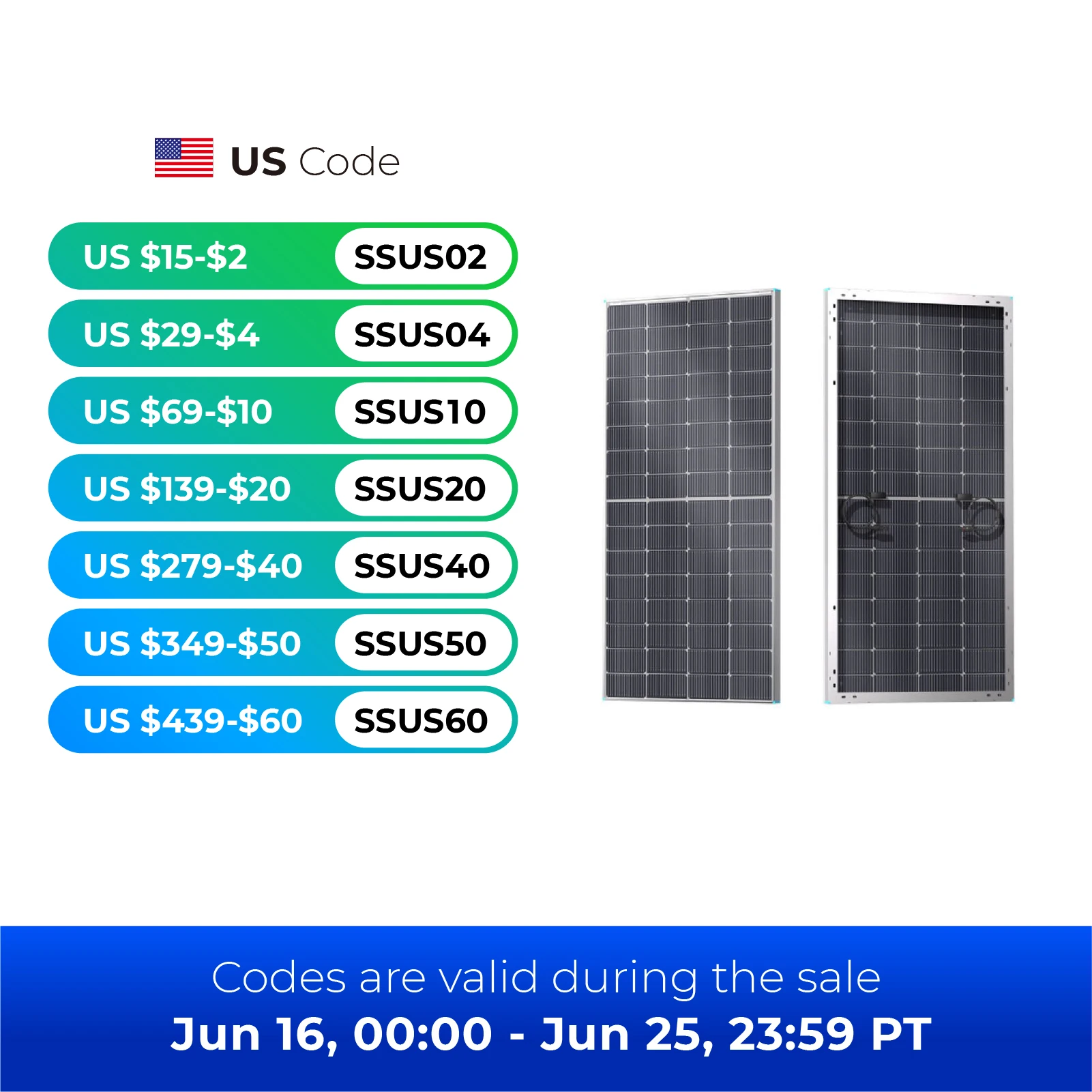 Renogy N-Type 16BB 250W Bifacial Solar Panel, 12V 250 Watt Solar Panel Double-Side 25% High-Efficiency, PV Module Power Charger
Renogy N-Type 16BB 250W Bifacial Solar Panel, 12V 250 Watt Solar Panel Double-Side 25% High-Efficiency, PV Module Power Charger
