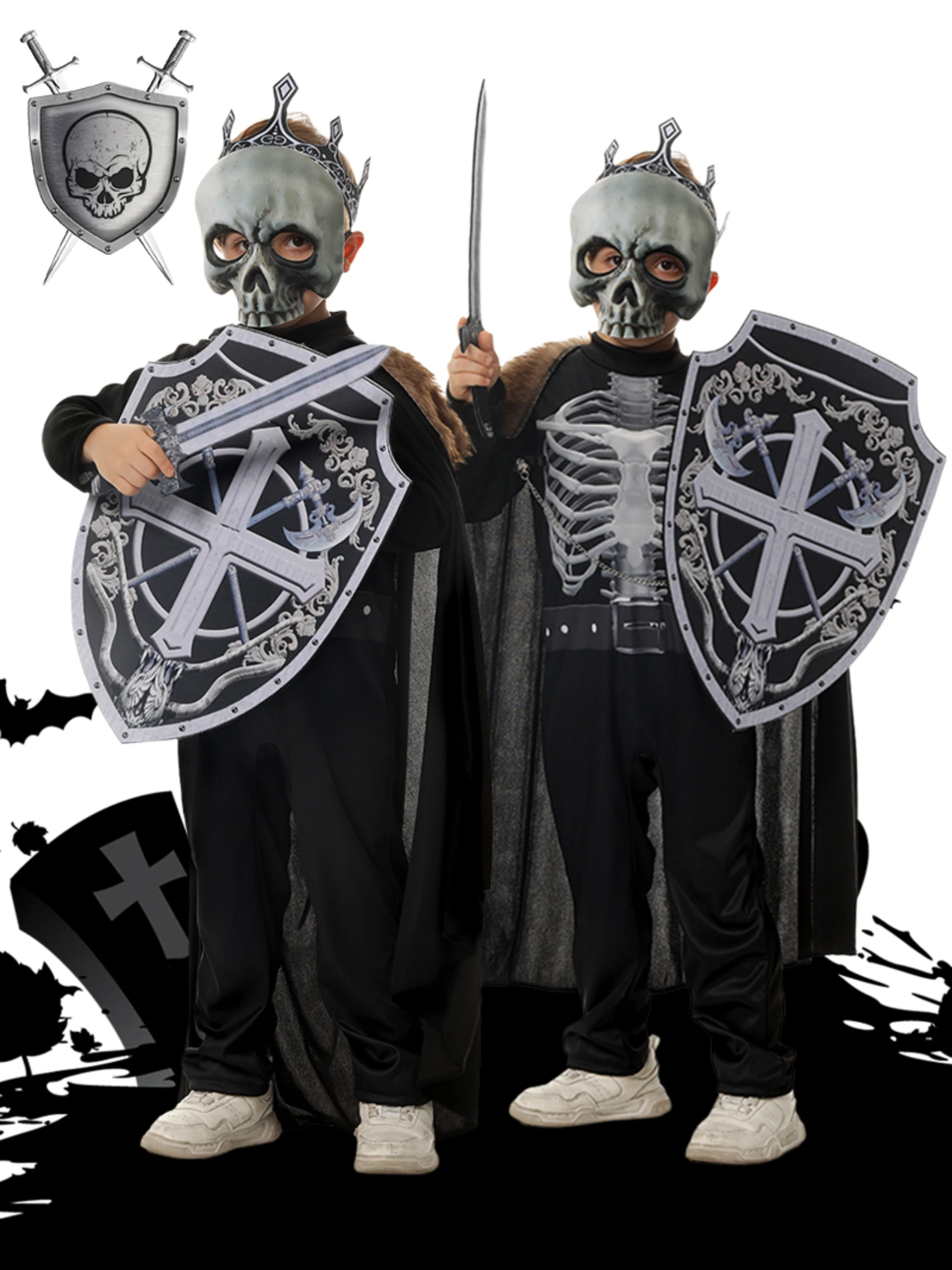 Halloween Adult Skeleton Knight Masquerade Scary Role Play Costume for Rave Party Costumes Stage Costumes
Halloween Adult Skeleton Knight Masquerade Scary Role Play Costume for Rave Party Costumes Stage Costumes