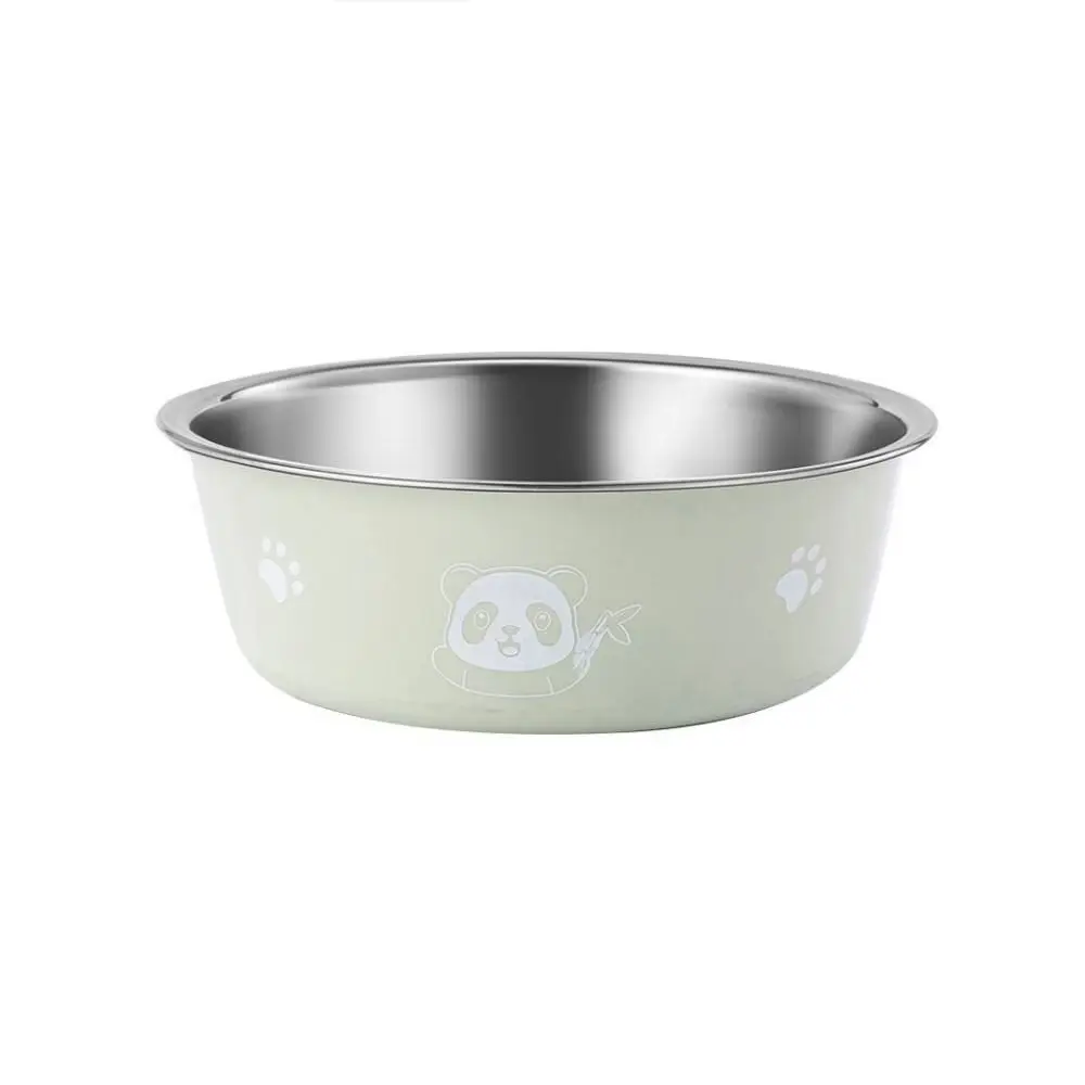 Cartoon Stainless Steel Dog Bowl Non-slip Anti rollover Pet Food Drinking Tray Panda Pattern Pet Feeding Bowl
Cartoon Stainless Steel Dog Bowl Non-slip Anti rollover Pet Food Drinking Tray Panda Pattern Pet Feeding Bowl