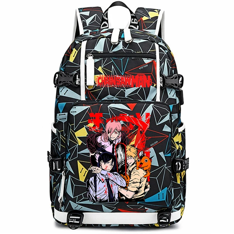 Chainsaw Man Print Student Backpack Large Capacity Casual Daypack for Boys Girls School Travel
Chainsaw Man Print Student Backpack Large Capacity Casual Daypack for Boys Girls School Travel