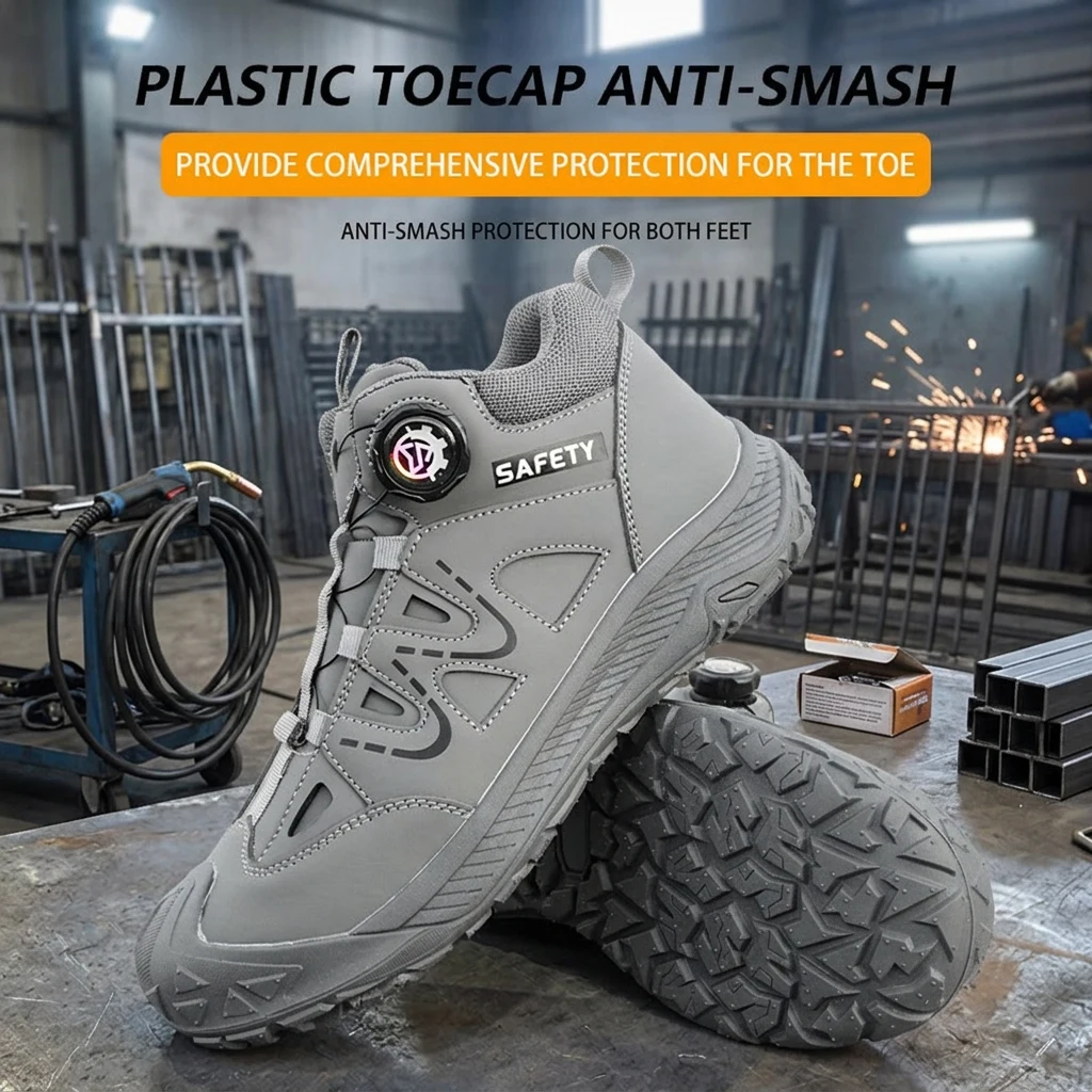 Middle-sized climbing style safety shoes, work shoes, protective boots, labor protection shoes, anti-brittle, shock resistance,
Middle-sized climbing style safety shoes, work shoes, protective boots, labor protection shoes, anti-brittle, shock resistance,