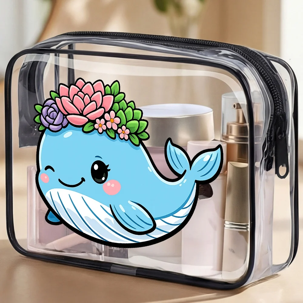 Kawaii Whale Toiletry Bag Clear Zipper Pouch Cute Succulent Floral Design Travel Cosmetic Bag Makeup Organizer Gift For Women An
Kawaii Whale Toiletry Bag Clear Zipper Pouch Cute Succulent Floral Design Travel Cosmetic Bag Makeup Organizer Gift For Women An