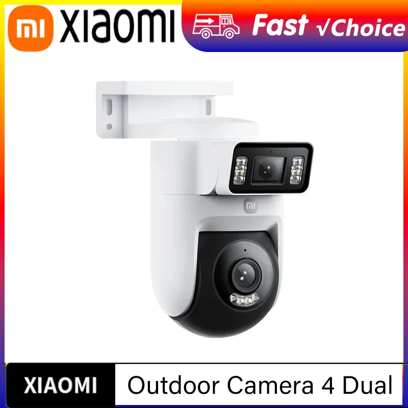 Xiaomi Outdoor Camera 4 Dual Lens 5MP 3K HD Dual View Monitoring Panoramic Closeup Tracking IP66 Weatherproof AntiTheft
Xiaomi Outdoor Camera 4 Dual Lens 5MP 3K HD Dual View Monitoring Panoramic Closeup Tracking IP66 Weatherproof AntiTheft