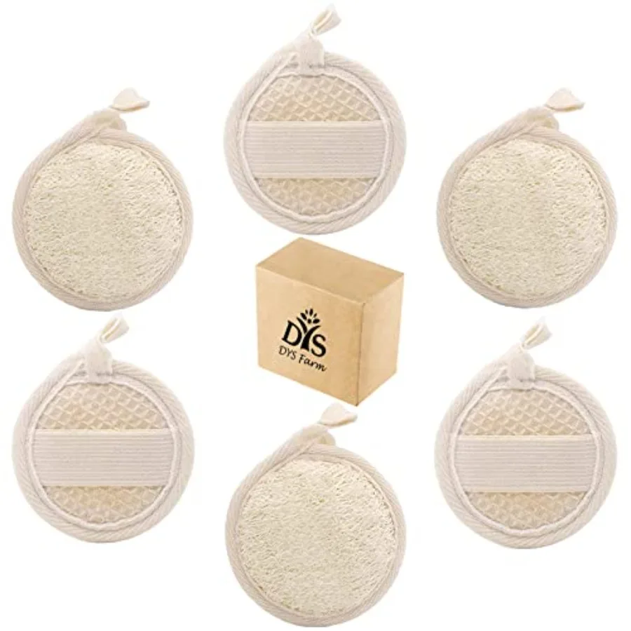 Face Loofah Pads Exfoliating Scrubber Natural Luffa Facial Cleanser Pad Sponges Exfoliator Scrub Brush 6 Pack for Body Back Dea
Face Loofah Pads Exfoliating Scrubber Natural Luffa Facial Cleanser Pad Sponges Exfoliator Scrub Brush 6 Pack for Body Back Dea