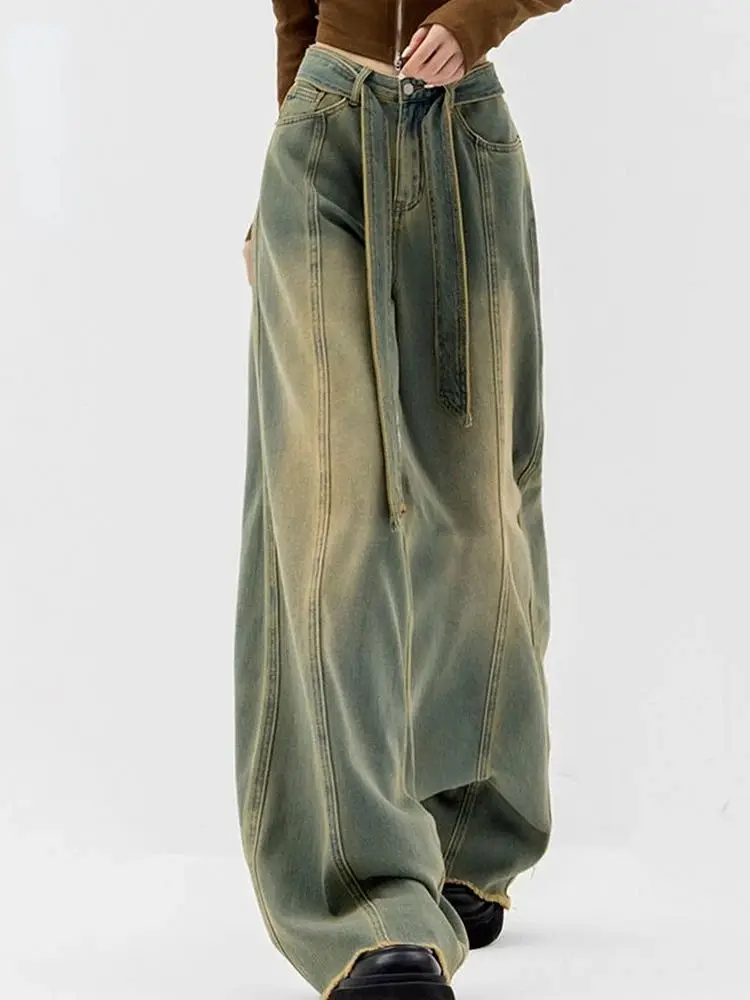 Y2K женские винтажные уличные корейские мешковатые джинсы-карго в стиле ретро S, осень 2024, женские джинсовые брюки, модные ретро-сле
Y2K женские винтажные уличные корейские мешковатые джинсы-карго в стиле ретро S, осень 2024, женские джинсовые брюки, модные ретро-сле