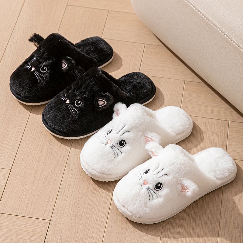 Cat Fluffy Slippers Women Home Plush Winter Cartoon Designer Shoes Girls Cute Indoor Fuzzy Fur Slides Unisex Soft Lovely Gifts
Cat Fluffy Slippers Women Home Plush Winter Cartoon Designer Shoes Girls Cute Indoor Fuzzy Fur Slides Unisex Soft Lovely Gifts
