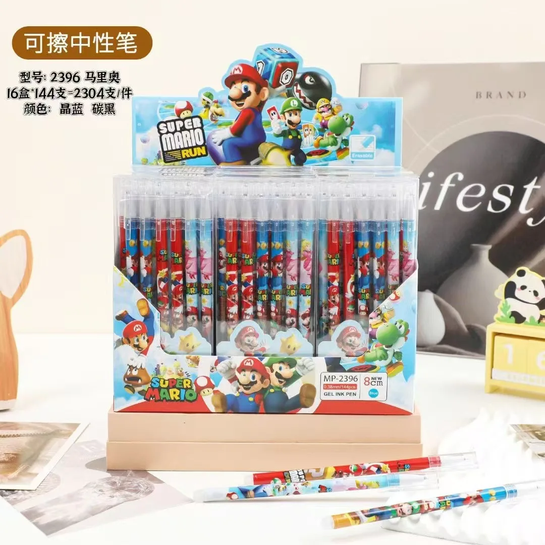 New model Super Mario pen erasable pen easy to wipe crystal blue fountain pen neutral pen learning stationery learning supplies
New model Super Mario pen erasable pen easy to wipe crystal blue fountain pen neutral pen learning stationery learning supplies