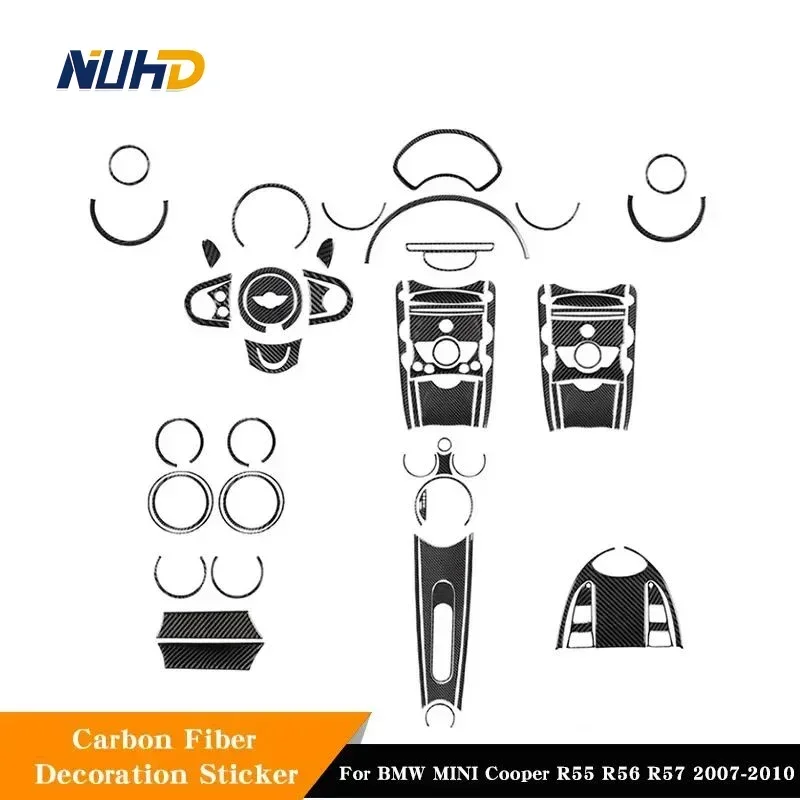 Car Carbon Fiber Protector Patch For BMW MINI Cooper R55 R56 R57 2007-2010 Full Parts Interior Decoration Stickers Accessories
Car Carbon Fiber Protector Patch For BMW MINI Cooper R55 R56 R57 2007-2010 Full Parts Interior Decoration Stickers Accessories