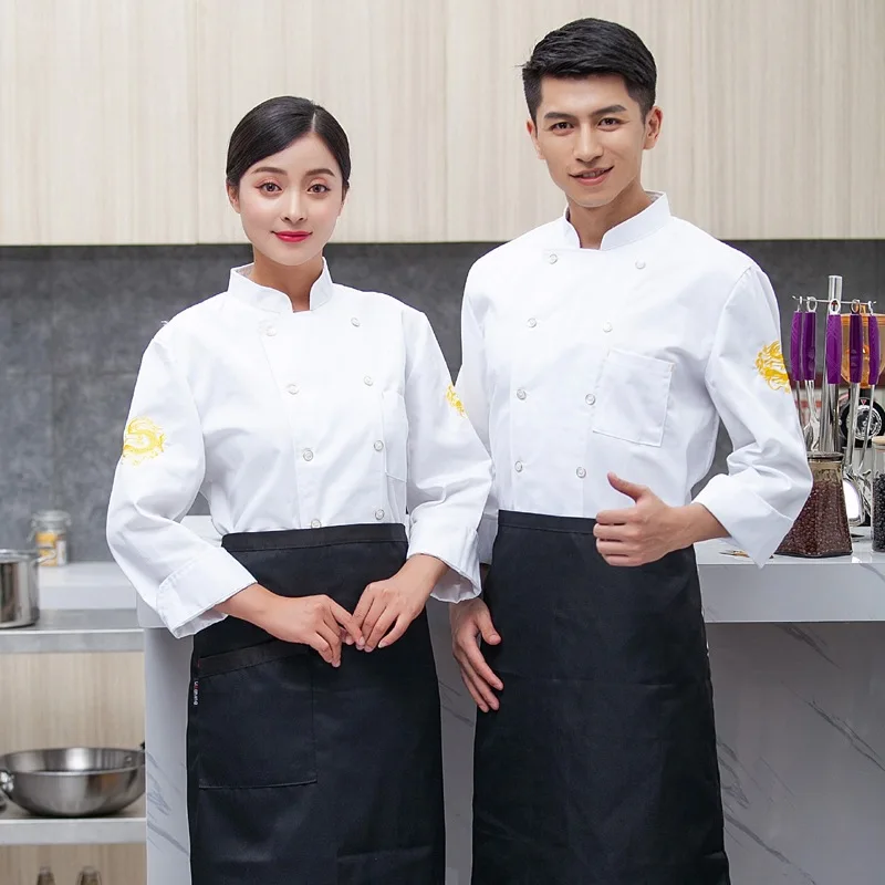 C622 Chef's Long Sleeves Plus Size Long Sleeve Chef Clothes Uniform Restaurant Kitchen Cooking Chef Coat Waiter Work Jackets
C622 Chef's Long Sleeves Plus Size Long Sleeve Chef Clothes Uniform Restaurant Kitchen Cooking Chef Coat Waiter Work Jackets