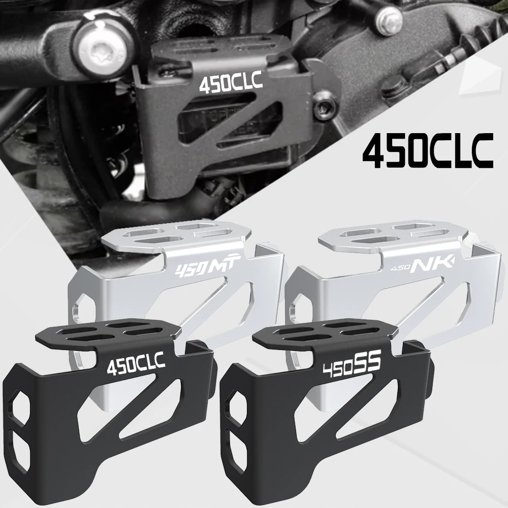 450MT Rear Brake Fluid Reservoir Cap Guard For CFMOTO 450 MT 450NK 450SS 450SRS 450SR 450 CL-C CLC 450 Bobber 2023 2024 2025
450MT Rear Brake Fluid Reservoir Cap Guard For CFMOTO 450 MT 450NK 450SS 450SRS 450SR 450 CL-C CLC 450 Bobber 2023 2024 2025