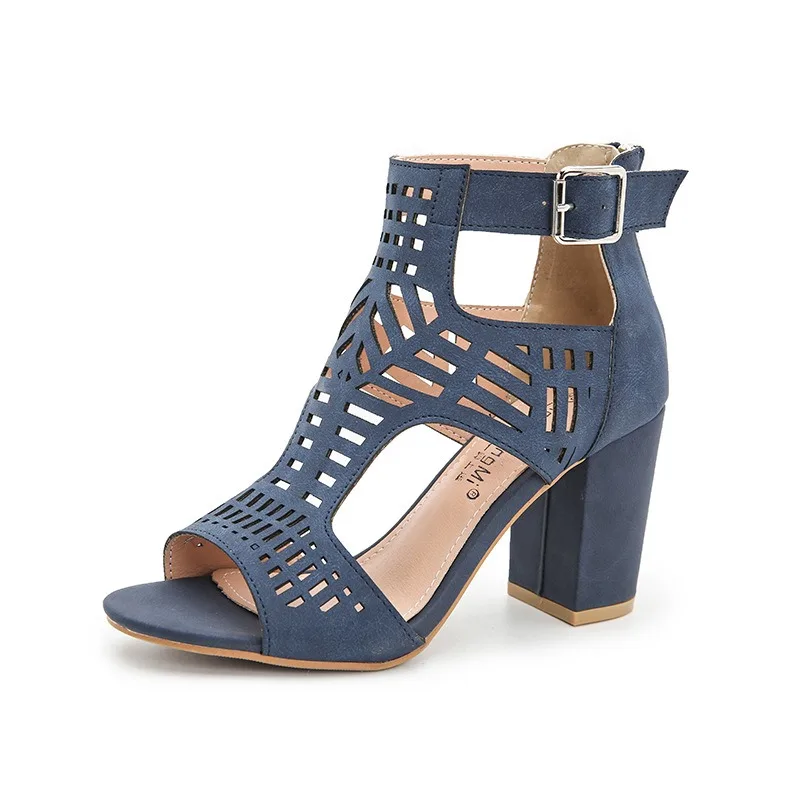 Retro Women Shoes Exquisite Hollowed Out High Heeled Sandals for Woman Fashion Vacation Casual Shoe Designer Shoes Zapatos Mujer
Retro Women Shoes Exquisite Hollowed Out High Heeled Sandals for Woman Fashion Vacation Casual Shoe Designer Shoes Zapatos Mujer