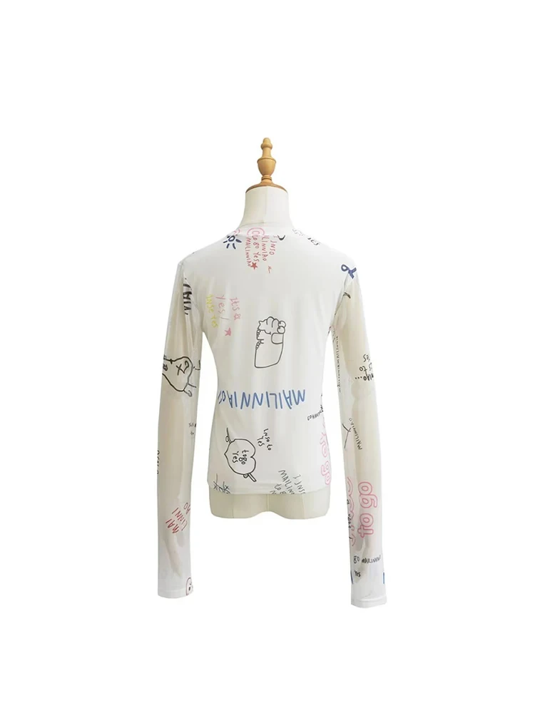 Women's Graphic Print T-shirt Long Sleeve T Shirt Fashion 90s Funny Korean Harajuku Vintage O-Neck Y2k Tee Top Aesthetic Autumn
Women's Graphic Print T-shirt Long Sleeve T Shirt Fashion 90s Funny Korean Harajuku Vintage O-Neck Y2k Tee Top Aesthetic Autumn