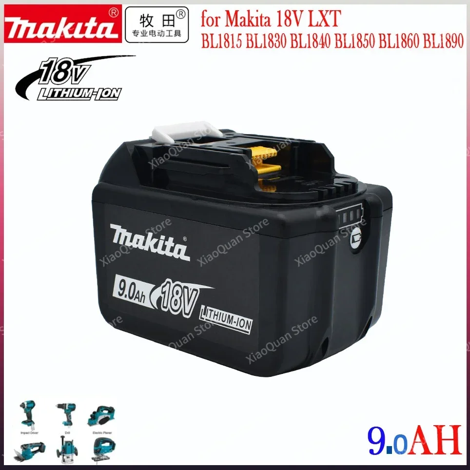 100% Original Makita Replacement 18V 9.0Ah Battery For BL1830 BL1830B BL1840 BL1840B BL1850 BL1850B rechargeable battery
100% Original Makita Replacement 18V 9.0Ah Battery For BL1830 BL1830B BL1840 BL1840B BL1850 BL1850B rechargeable battery
