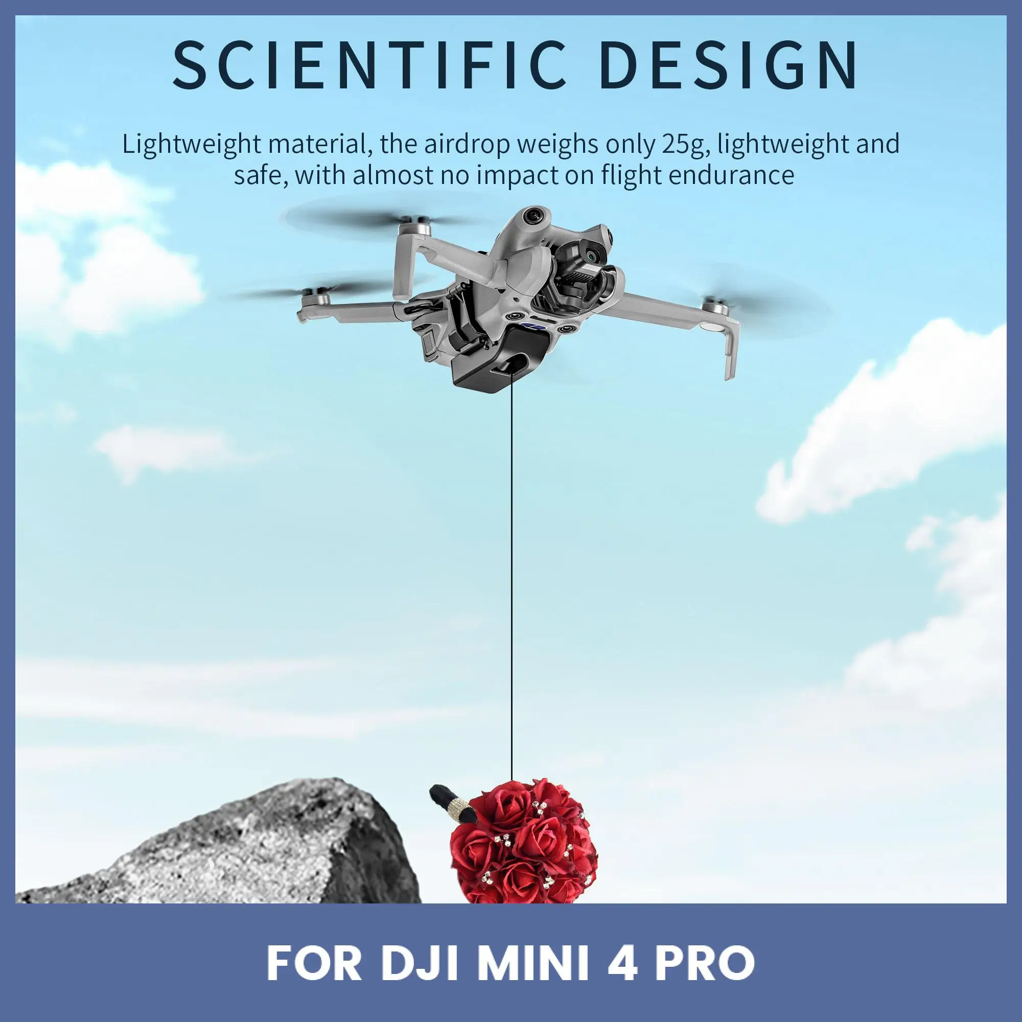 Система Airdrop для DJI Mini 4 Pro, приманка для рыбалки, свадебное кольцо, подарочные аксессуары для DJI Mini 4 Pro
Система Airdrop для DJI Mini 4 Pro, приманка для рыбалки, свадебное кольцо, подарочные аксессуары для DJI Mini 4 Pro
