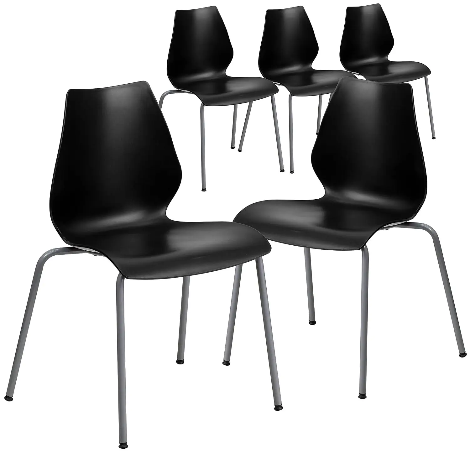 770 lb Stack Chair with Lumbar Support & Silver Frame, 5 Pack, Custom
770 lb Stack Chair with Lumbar Support & Silver Frame, 5 Pack, Custom
