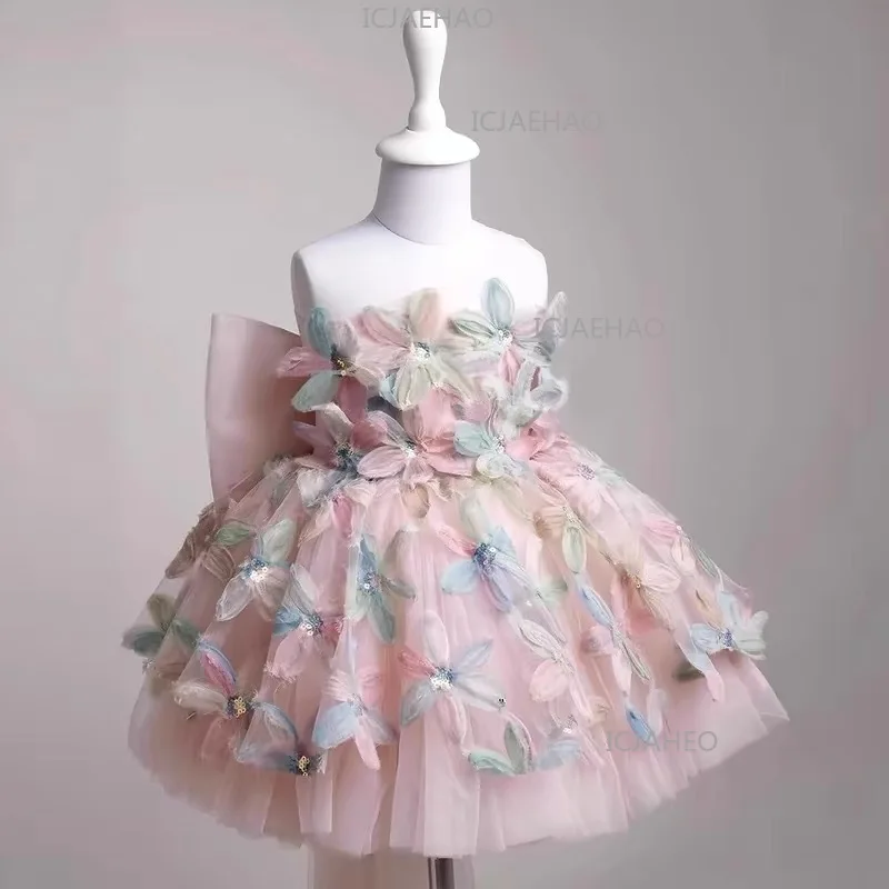 New Girls Dress for Sequins Birthday 4-5y Toddler Girls Flower Tulle Dress Sweet Kids Princess Dress for Girls Party Birtday
New Girls Dress for Sequins Birthday 4-5y Toddler Girls Flower Tulle Dress Sweet Kids Princess Dress for Girls Party Birtday