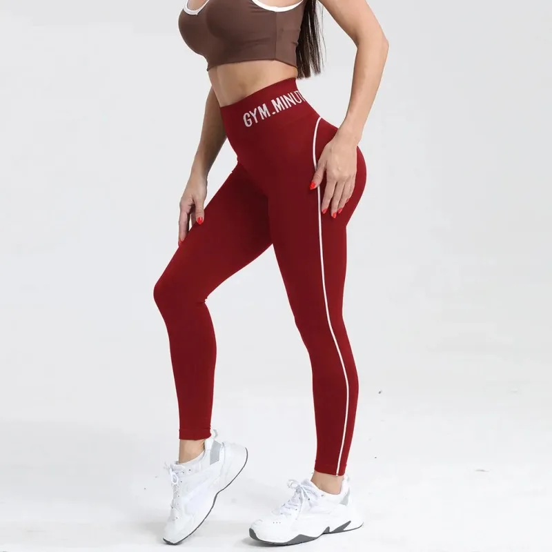 Women High Waist Seamless Color Blocking Letter Leggings Hip Lift Quick Dry Yoga Pants Gym Fitness Tights New Workout Pants
Women High Waist Seamless Color Blocking Letter Leggings Hip Lift Quick Dry Yoga Pants Gym Fitness Tights New Workout Pants