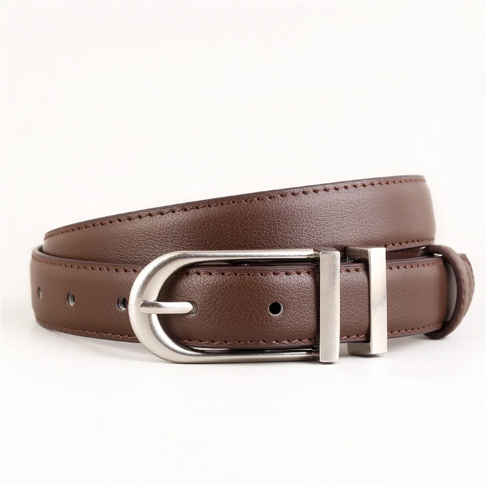 Fashion Women Belts for Casual Pants Genuine Leather Silver Color Buckle Adjustable Waistbelt for Ladies Jeans Dress
Fashion Women Belts for Casual Pants Genuine Leather Silver Color Buckle Adjustable Waistbelt for Ladies Jeans Dress