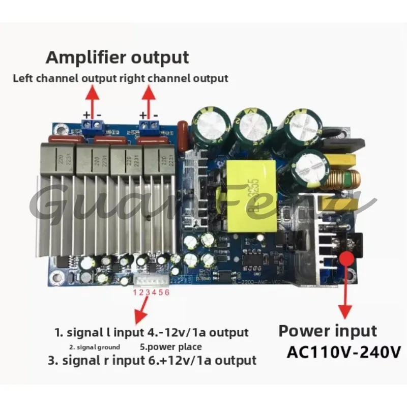 TPA3255 Chip,Audiophile Grade HIFI Digital Power Amplifier Board Module, Class D High-power 2.0 Two-channel Stereo 300W*2
TPA3255 Chip,Audiophile Grade HIFI Digital Power Amplifier Board Module, Class D High-power 2.0 Two-channel Stereo 300W*2