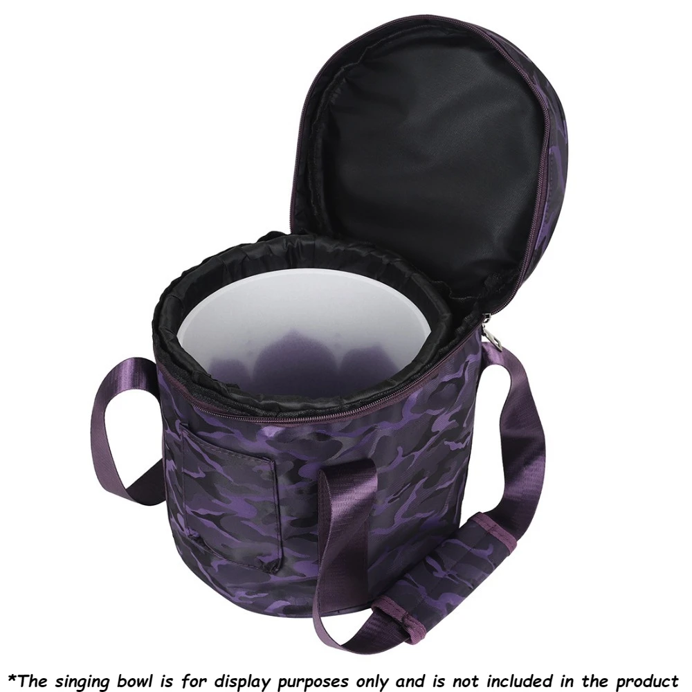 12-дюймовая фиолетовая сумка для поющей чаши с внутренним вкладышем, защитная сумка для хрустальной чаши, портативные аксессуары для ударных инструментов
12-дюймовая фиолетовая сумка для поющей чаши с внутренним вкладышем, защитная сумка для хрустальной чаши, портативные аксессуары для ударных инструментов