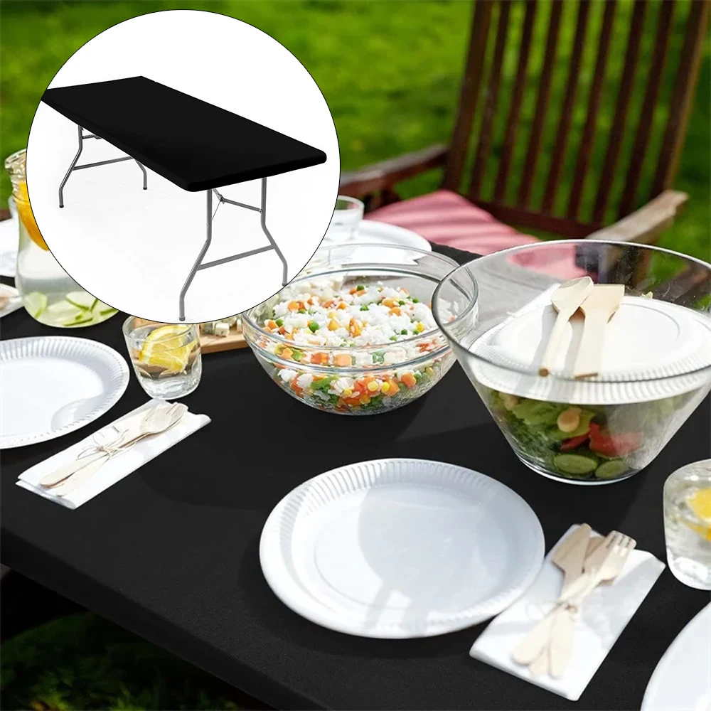 High Stretch Tablecloth Rectangle Washable Folding Polyester Tablecloth Foldable Elastic and Fitted for Home Wedding Party
High Stretch Tablecloth Rectangle Washable Folding Polyester Tablecloth Foldable Elastic and Fitted for Home Wedding Party